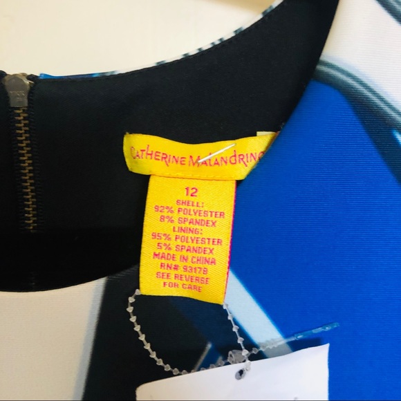 Catherine Malandrino Printed Scuba Sheath Dress - Picture 7 of 7